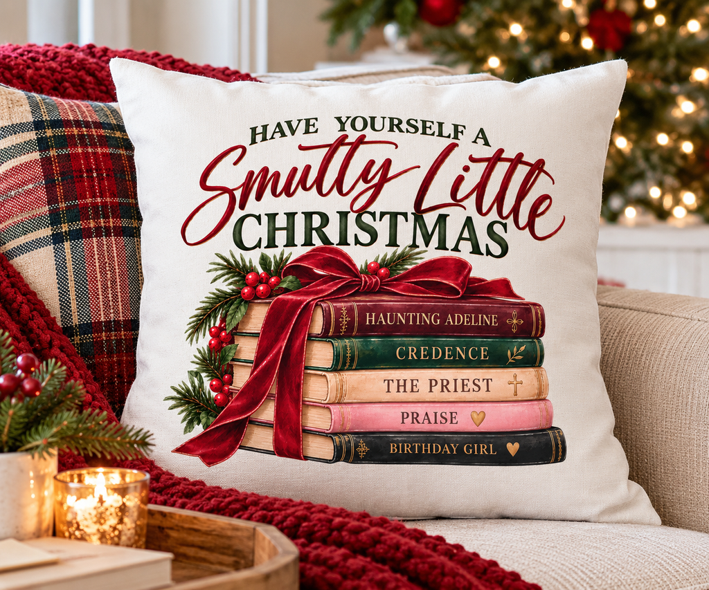 Have Yourself a Smutty Little Christmas Book Lover Pillow Cover